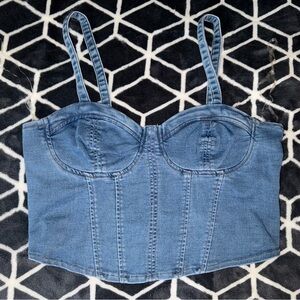Denim Blue Women's Top
